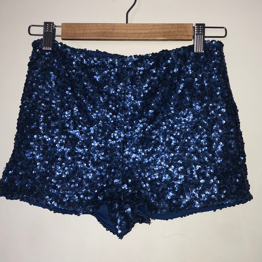 Sequin shorts